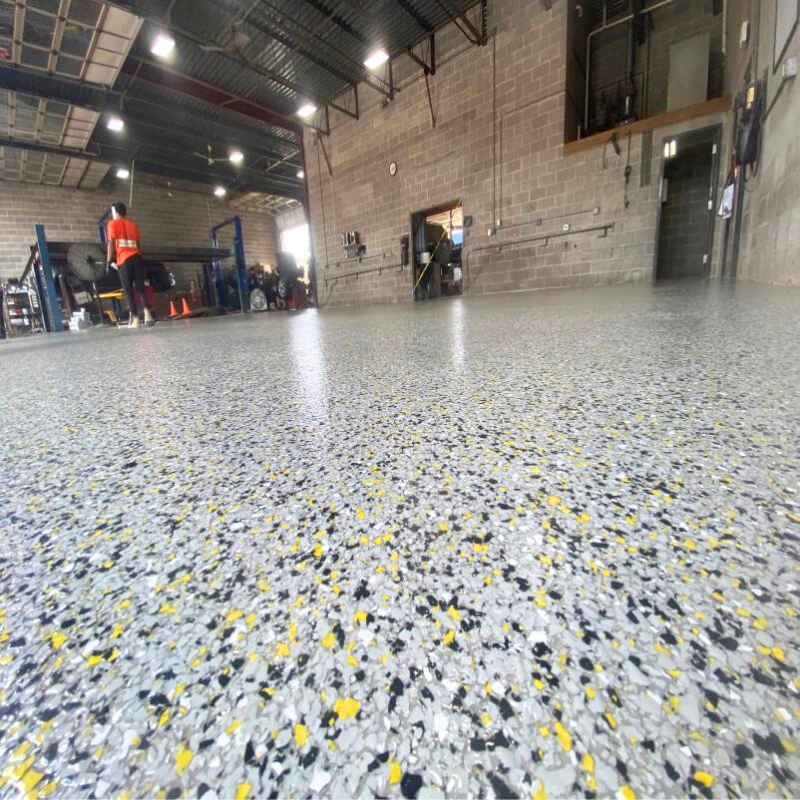 Epoxy Flake Concrete Coating
